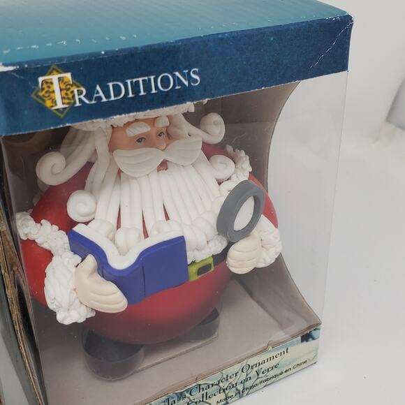 Vintage Traditions Set of 3 Glass Decoration Ornaments New in Box - Picture 3 of 9